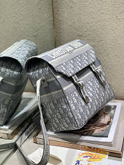 Dior Medium Diorcamp Bag Grey Oblique 29 x 22 x 12 cm - 4