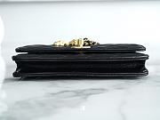 Chanel Wallet On Chain Black Gold 19cm - 6