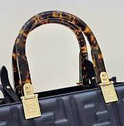 Fendi Sunshine Small Black Tote 25.5x22.5x12cm - 4