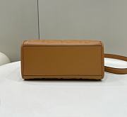 Fendi Sunshine Small Brown Tote 25.5x22.5x12cm - 5