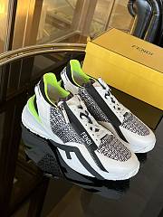 Fendi Flow White Green Sneaker - 2