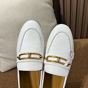 Hermes Colette Loafer White - 4
