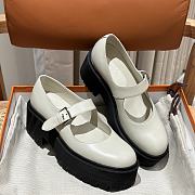 Hermes Hoxton Oxford Shoe White - 1