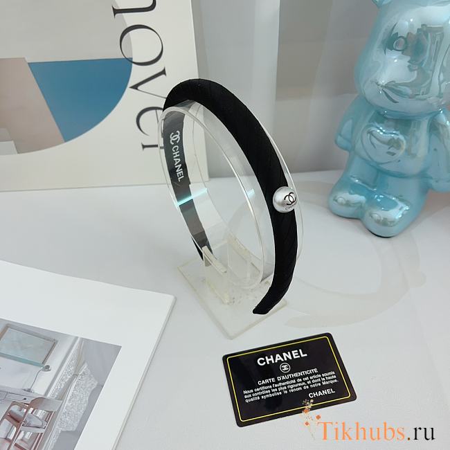 Chanel Black Hairband 04 - 1