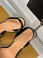 Louis Vuitton LV Blossom Slingback Pump Black Suede 7.5cm - 2