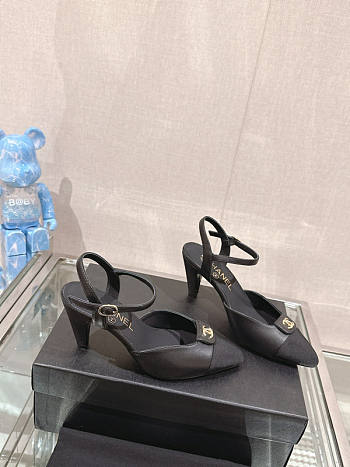 Chanel Black Heel 7cm