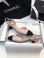 Chanel Slingback Pink Sandal 4cm - 2