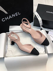 Chanel Slingback Pink Sandal 4cm - 4