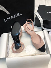 Chanel Slingback Pink Sandal 4cm - 5