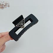 Prada Black Hairpin - 4