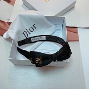 Dior Black Hairband - 3