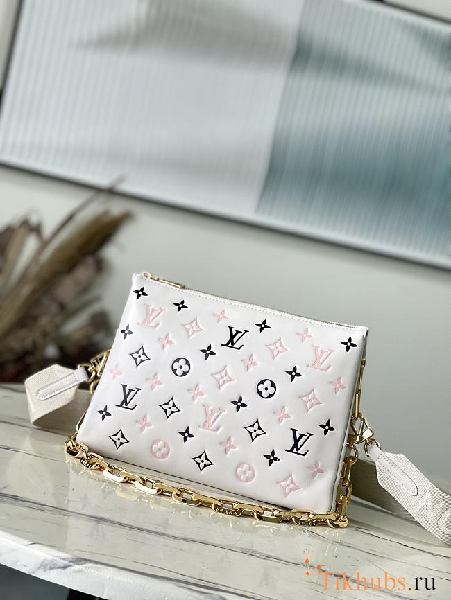 Louis Vuitton LV Coussin PM White Pink Black 26x20x12cm - 1