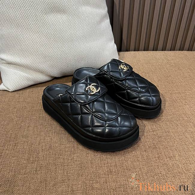 Chanel Black Slipper 03 - 1