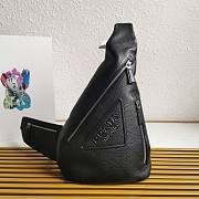 Prada Logo Re-Nylon Black 37.5x26.5x10cm - 1