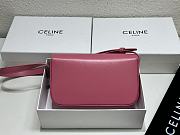 Celine Triomphe Bag Pink 20x10x4cm - 6