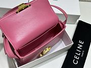 Celine Triomphe Bag Pink 20x10x4cm - 3