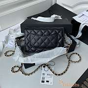 Chanel WOC Black Gold Hardware With Magnetic Closure Size 19.5 cm - 5