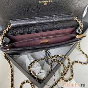 Chanel WOC Black Gold Hardware With Magnetic Closure Size 19.5 cm - 3