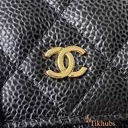 Chanel WOC Black Gold Hardware With Magnetic Closure Size 19.5 cm - 2