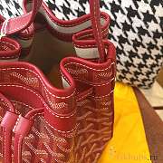 Goyard Petit Flot Bucket Red Bag Size 23 x 15 x 17.5 cm - 5