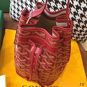 Goyard Petit Flot Bucket Red Bag Size 23 x 15 x 17.5 cm - 4