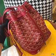 Goyard Petit Flot Bucket Red Bag Size 23 x 15 x 17.5 cm - 2