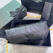 YSL Medium Niki Black Nylon 28x20x8.5cm - 3