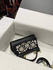 Dolce & Gabbana Small Sicily Handbag Black 19x13x6cm - 3