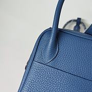 Hermes Lindy 30 Togo Blue 30cm - 3