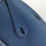 Hermes Lindy 30 Togo Blue 30cm - 2