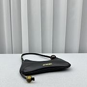 Jacquemus Le Bisou Perle Shoulder Bag Black 27x10.5cm - 5