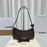 Jacquemus Le Bisou Perle Shoulder Bag Brown 27x10.5cm - 1