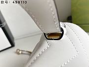 Gucci GG Marmont Small Top Handle White Bag 27x19x10.5cm - 3