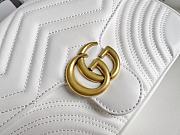 Gucci GG Marmont Small Top Handle White Bag 27x19x10.5cm - 5