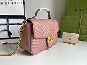 Gucci GG Marmont Small Top Handle Rose Pink Bag 27x19x10.5cm - 5