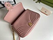 Gucci GG Marmont Small Top Handle Rose Pink Bag 27x19x10.5cm - 4