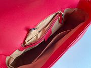 Gucci GG Marmont Small Top Handle Red Bag 27x19x10.5cm - 5