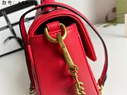 Gucci GG Marmont Small Top Handle Red Bag 27x19x10.5cm - 2