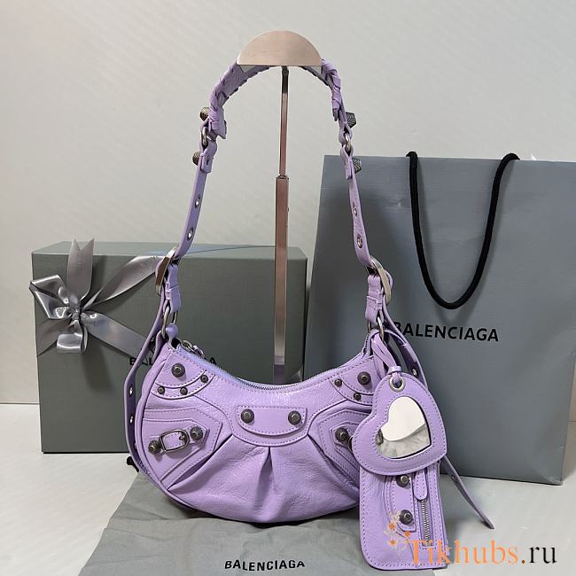 Balenciaga Le Cagole Bag Purple 26x16x10cm - 1