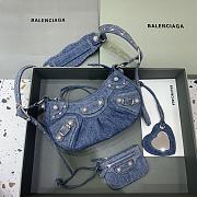 Balenciaga Le Cagole Bag Denim Blue 26x12x6cm - 1