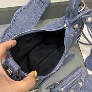 Balenciaga Le Cagole Bag Denim Blue 26x12x6cm - 2