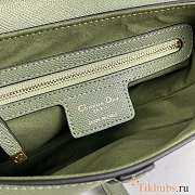 Dior Saddle With Strap Green 25.5x20x6.5cm - 2