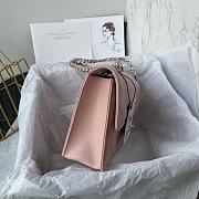 Chanel Flap Bag Pink Caviar 25x17x6.5cm - 6