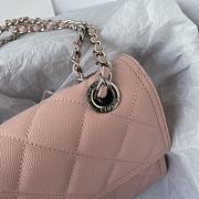 Chanel Flap Bag Pink Caviar 25x17x6.5cm - 5