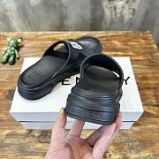 Givenchy Marshmallow 4G Rubber Slide Sandals Black - 5