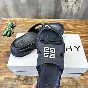 Givenchy Marshmallow 4G Rubber Slide Sandals Black - 4