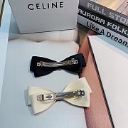 Celine White Hairclip - 2