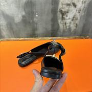 Hermes Innocente Slingback Goatskin Black - 5