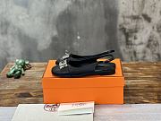 Hermes Innocente Slingback Goatskin Black - 4