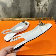 Hermes Innocente Slingback Goatskin White - 2